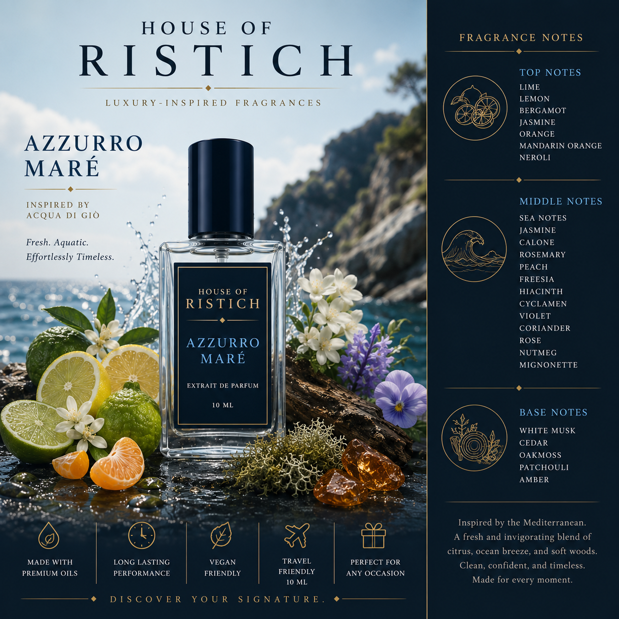 Azzurro Maré: Inspired By Acqua di Gio