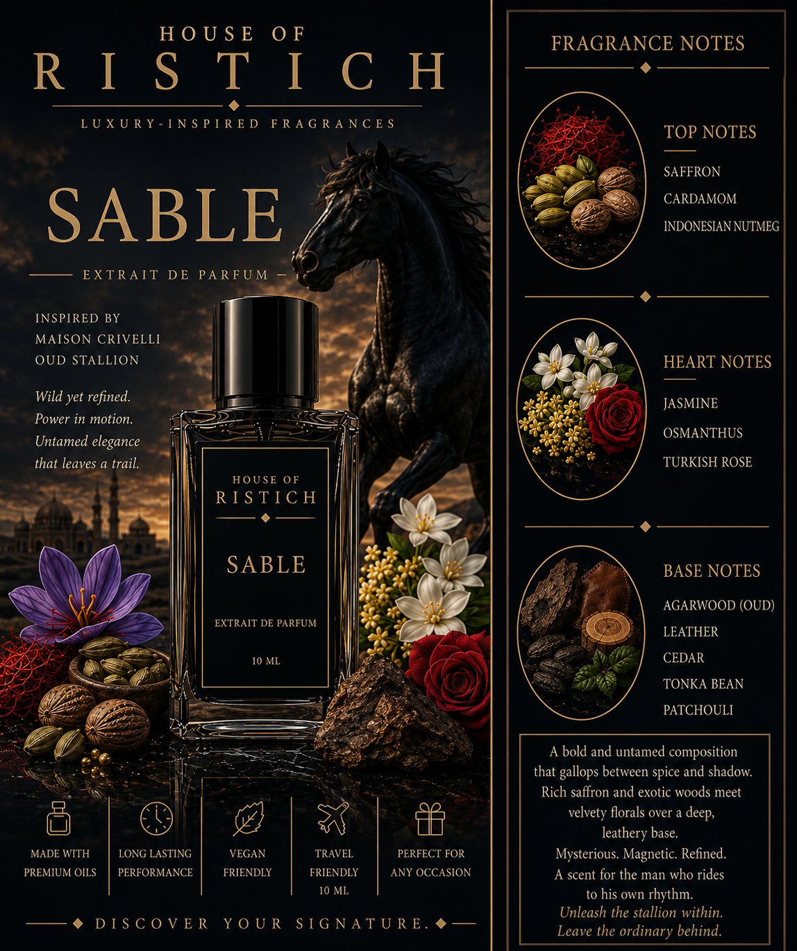 Sable: Inspired By Oud Stallion